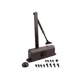 Доводчик дверной Apecs DC-20.5 до 120 кг, морозостойкий, коричневый