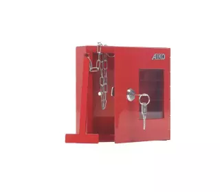 Шкаф (ключница) для ключа с молотком Key-01 красный