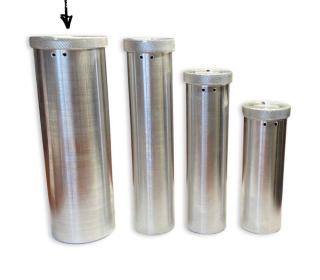 Тубус (пенал) для хранения ключей металлический d-60, h-180